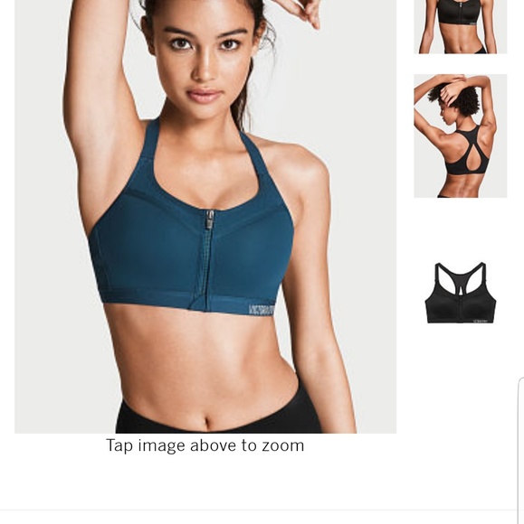 Sport bra Front Close zip up by Victoria secret dd - Picture 2 of 4